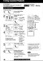 Preview for 36 page of Panasonic OmniVision PV-C2020 Operating Instructions Manual