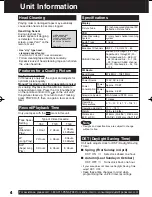 Предварительный просмотр 4 страницы Panasonic Omnivision PV-C2023 Operating Instructions Manual