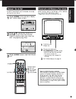 Предварительный просмотр 9 страницы Panasonic Omnivision PV-C2023 Operating Instructions Manual