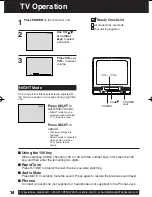 Предварительный просмотр 14 страницы Panasonic Omnivision PV-C2023 Operating Instructions Manual