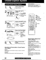 Preview for 22 page of Panasonic OmniVision PV-C2060 Operating Manual