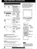 Preview for 26 page of Panasonic OmniVision PV-C2060 Operating Manual