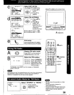 Preview for 35 page of Panasonic OmniVision PV-C2060 Operating Manual