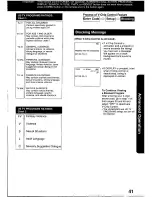 Preview for 41 page of Panasonic OmniVision PV-C2060 Operating Manual