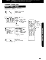 Preview for 45 page of Panasonic OmniVision PV-C2060 Operating Manual