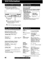 Preview for 48 page of Panasonic OmniVision PV-C2060 Operating Manual