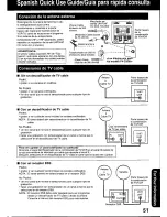 Preview for 51 page of Panasonic OmniVision PV-C2060 Operating Manual