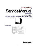 Preview for 1 page of Panasonic Omnivision PV-C2540-K Service Manual