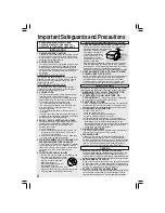 Preview for 2 page of Panasonic Omnivision PV-C911 Operating Instructions Manual