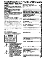 Preview for 3 page of Panasonic Omnivision PV-C911 Operating Manual