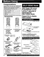 Preview for 4 page of Panasonic Omnivision PV-C911 Operating Manual