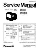 Panasonic Omnivision PV-C911 Service Manual preview