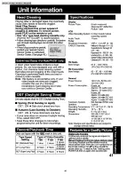 Preview for 46 page of Panasonic Omnivision PV-C911 Service Manual