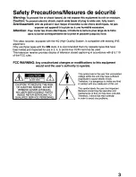 Preview for 3 page of Panasonic Omnivision PV-C920 Operating Manual