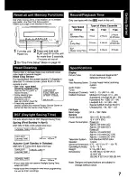 Предварительный просмотр 7 страницы Panasonic Omnivision PV-C920 Operating Manual