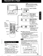 Предварительный просмотр 15 страницы Panasonic Omnivision PV-C920 Operating Manual