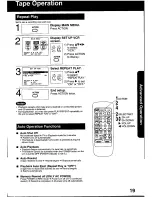 Предварительный просмотр 19 страницы Panasonic Omnivision PV-C920 Operating Manual