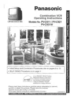 Panasonic Omnivision PV-C931W Operating Manual preview