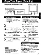 Preview for 15 page of Panasonic Omnivision PV-C931W Operating Manual