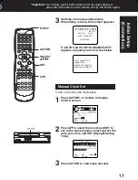 Preview for 17 page of Panasonic Omnivision PV-D4733S Operating Instructions Manual