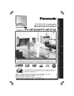 Предварительный просмотр 1 страницы Panasonic Omnivision PV-DF2002 Operating Instructions Manual