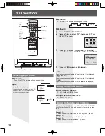 Preview for 16 page of Panasonic OmniVision PV-DF2035-K Operating Instructions Manual