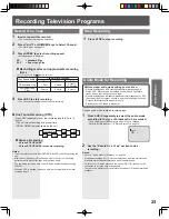 Preview for 25 page of Panasonic OmniVision PV-DF2035-K Operating Instructions Manual