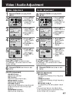 Предварительный просмотр 47 страницы Panasonic Omnivision PV-DF2702 Operating Instructions Manual