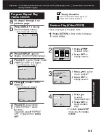 Предварительный просмотр 51 страницы Panasonic Omnivision PV-DF2702 Operating Instructions Manual