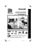 Preview for 1 page of Panasonic OmniVision PV-DM2092-K Operating Instructions Manual