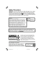 Preview for 3 page of Panasonic OmniVision PV-DM2092-K Operating Instructions Manual