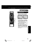 Preview for 45 page of Panasonic OmniVision PV-DM2092-K Operating Instructions Manual