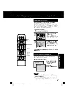 Preview for 47 page of Panasonic OmniVision PV-DM2092-K Operating Instructions Manual