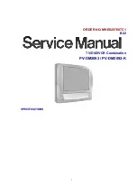 Предварительный просмотр 1 страницы Panasonic OmniVision PV-DM2092-K Service Manual