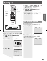 Preview for 19 page of Panasonic OmniVision PV-DM2794 Operating Instructions Manual