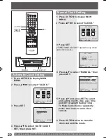 Preview for 20 page of Panasonic OmniVision PV-DM2794 Operating Instructions Manual