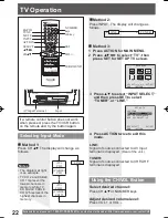 Preview for 22 page of Panasonic OmniVision PV-DM2794 Operating Instructions Manual