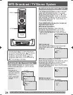 Preview for 24 page of Panasonic OmniVision PV-DM2794 Operating Instructions Manual