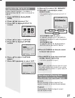 Preview for 27 page of Panasonic OmniVision PV-DM2794 Operating Instructions Manual