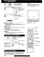 Preview for 14 page of Panasonic Omnivision PV-DM2799 Operating Instructions Manual