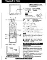 Preview for 16 page of Panasonic Omnivision PV-DM2799 Operating Instructions Manual