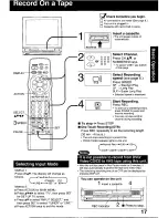 Preview for 17 page of Panasonic Omnivision PV-DM2799 Operating Instructions Manual