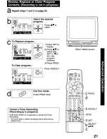 Preview for 21 page of Panasonic Omnivision PV-DM2799 Operating Instructions Manual