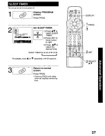 Preview for 27 page of Panasonic Omnivision PV-DM2799 Operating Instructions Manual