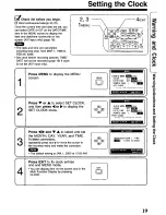 Предварительный просмотр 19 страницы Panasonic OmniVision PV-DS1000 User Manual