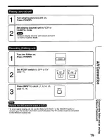 Предварительный просмотр 79 страницы Panasonic OmniVision PV-DS1000 User Manual