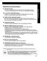 Preview for 7 page of Panasonic Omnivision PV-HD1000 Operating Instructions Manual