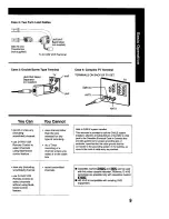 Preview for 9 page of Panasonic Omnivision PV-HD1000 Operating Instructions Manual