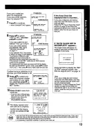 Preview for 13 page of Panasonic Omnivision PV-HD1000 Operating Instructions Manual
