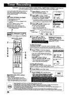 Preview for 20 page of Panasonic Omnivision PV-HD1000 Operating Instructions Manual